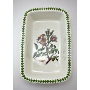 Portmeirion Botanic Garden Rosa Canina Dog Rose Rectangular Baker 10"